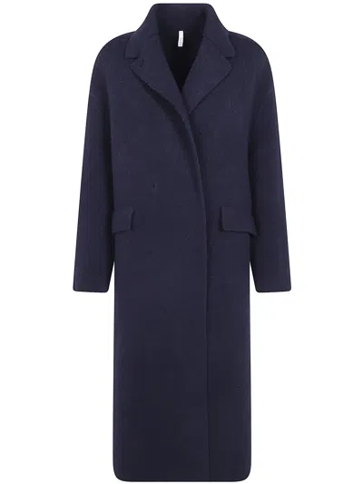 Boboutic Lapel Coat "gemini" In Blue