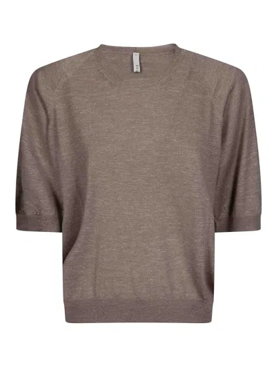 Boboutic Maglia Manica Corta In Brown