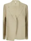 Boboutic Open-front Blazer In Neutrals