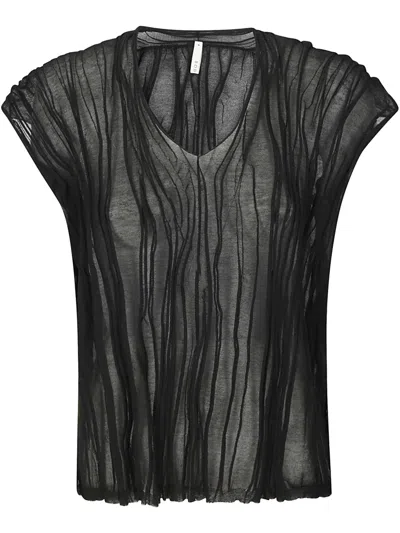Boboutic Pleated Vest In Black
