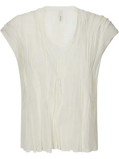 Boboutic Pleated Vest In White