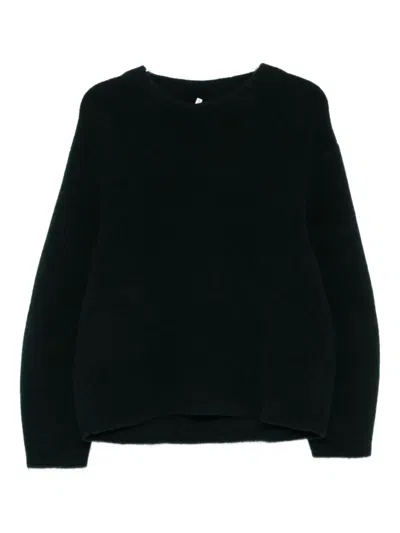 Boboutic Round-neck Wool Sweater In Black