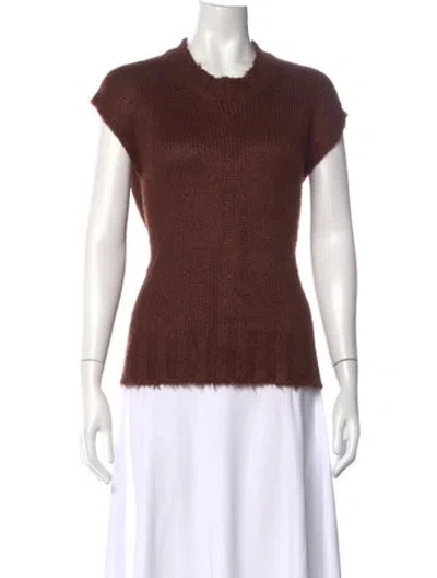 Pre-owned Boboutic Silk Long Dress In Brown