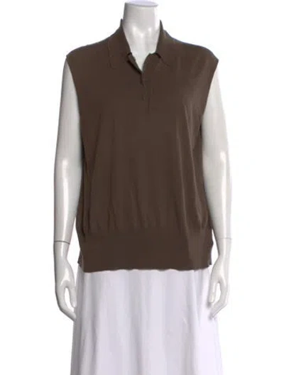 Pre-owned Boboutic Sleeveless Polo In Brown