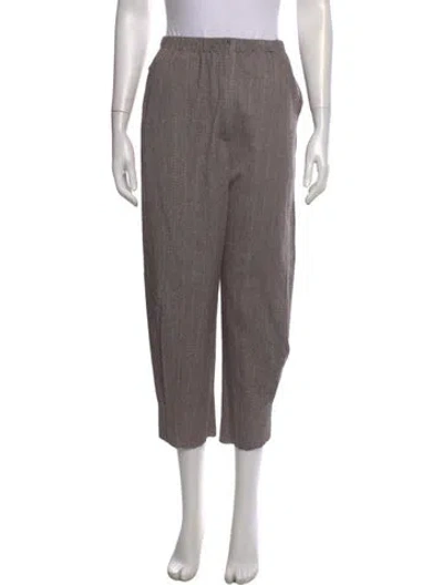 Pre-owned Boboutic Striped Mini Skirt In Grey