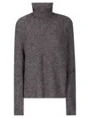 Boboutic Textured High-neck Sweater In Animal Print