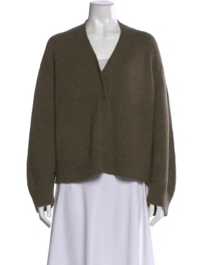 Pre-owned Boboutic V-neck Sweater In Green