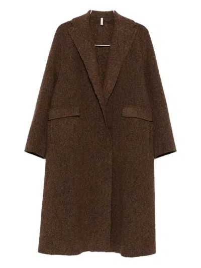 Boboutic Wool Coat In Brown