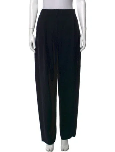 Pre-owned Boboutic Wool Wide Leg Pants In Black