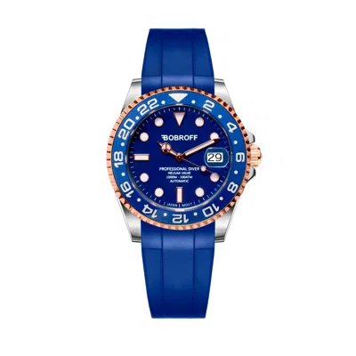Bobroff Black Rubber  Watch