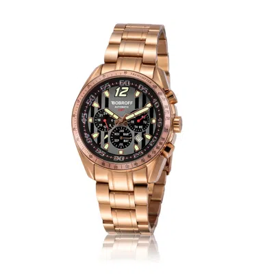 Bobroff Gold Steel Men's Watch In Bronze
