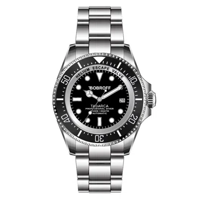 Bobroff Gray Stainless Steel Watch In Metallic