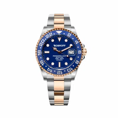 Bobroff Stainless Steel Watch In Silver