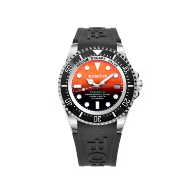 Bobroff Rubber Men's Watch In Black