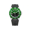 Bobroff Rubber Men's Watch In Black