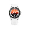 Bobroff White Rubber Watch In White