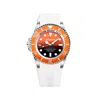 Bobroff Rubber Men's Watch In White