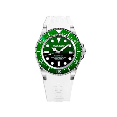 Bobroff Rubber Men's Watch In White