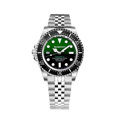 Bobroff Silver Stainless Steel Watch In Metallic