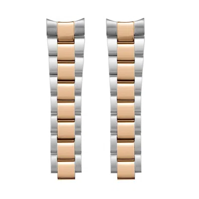 Bobroff Silver Stainless Steel Watch In Gold