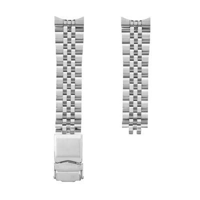 Bobroff Silver Stainless Steel Watch In Metallic