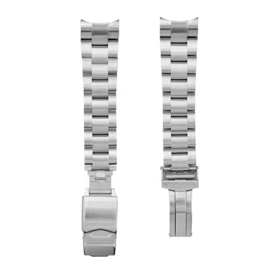 Bobroff Stainless Steel Bracelet Men's Watch In Silver