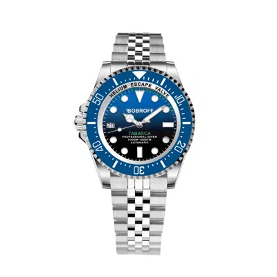 Bobroff Stainless Steel Men's Watch In Silver