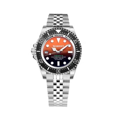 Bobroff Stainless Steel Men's Watch In Silver