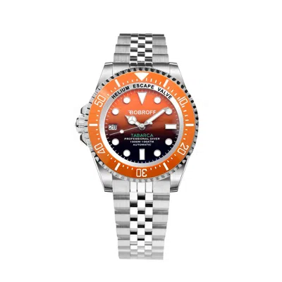 Bobroff Stainless Steel Men's Watch In Silver