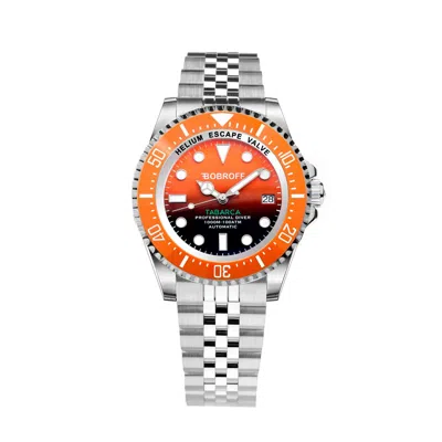 Bobroff Stainless Steel Men's Watch In Silver