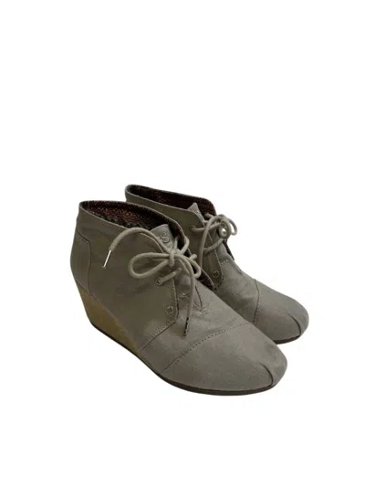 Bobs By Skechers Women's Wedge Heel Shoes In Grey In Gray