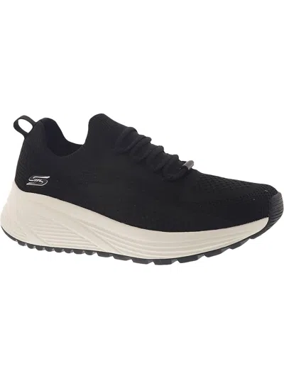 Bobs From Skechers Allegiance Crew Womens Signature Sneakers Running Shoes In Black