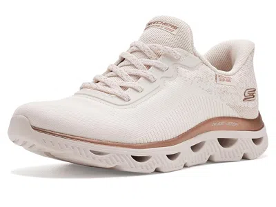 Bobs From Skechers Arc Waves Women's Shoes White Gold: 9 M
