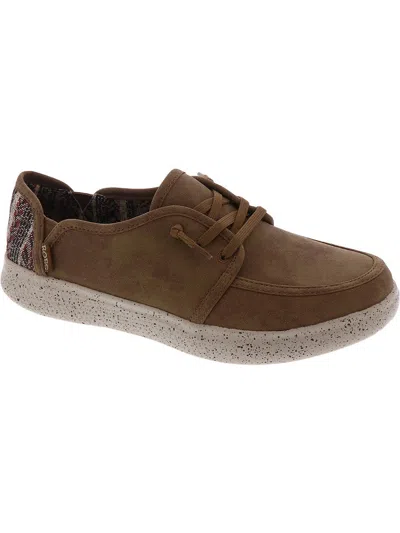 Bobs From Skechers Autumn Embrace Womens Memory Foam Man Made Casual And Fashion Sneakers In Brown
