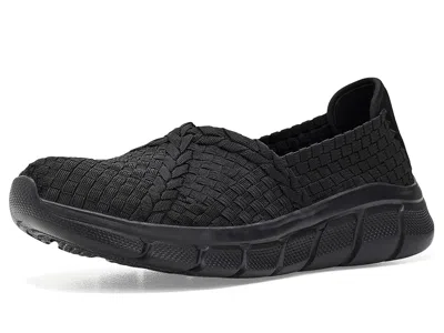 Bobs From Skechers B Flex - Flex Web Women's Shoes Black Black: 9.5 M