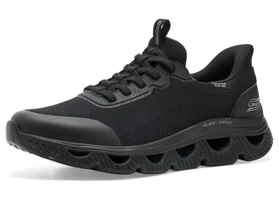 Bobs From Skechers Bobs Arc Waves - Upper Motion Glide-step Hands-free Slip-ins Men's Shoes Black/black: 7 D - Medium, 