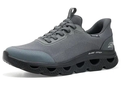 Bobs From Skechers Bobs Arc Waves - Upper Motion Glide-step Hands-free Slip-ins Men's Shoes Charcoal/black: 9 D - Mediu