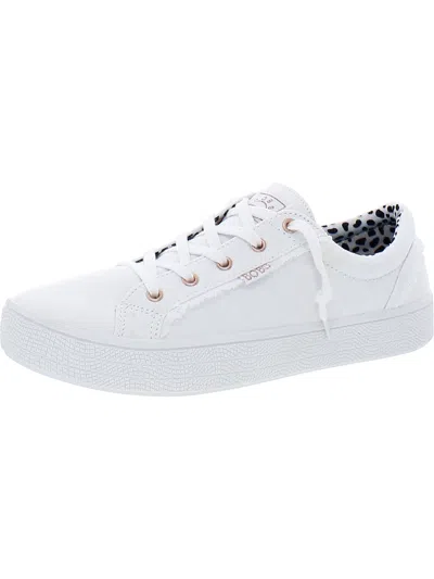 Bobs From Skechers Bobs B Extra Cute - 2cute4u Womens Canvas Low Top Casual And Fashion Sneakers In White