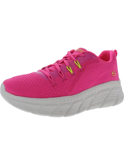 Bobs From Skechers Bobs B Flex Hi Womens Exercise Walking Running & Training Shoes In Pink