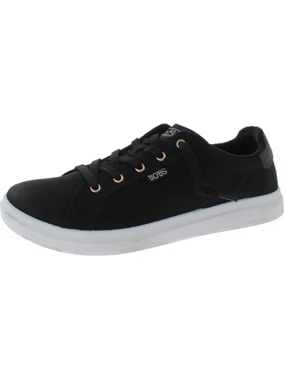 Bobs From Skechers Bobs D'vine Womens Canvas Athletic And Training Shoes In Black