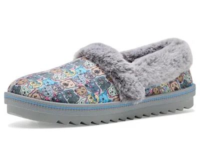 Bobs From Skechers Cozy Kiss Women's Slippers Grey: 11 B - Medium, Polyester In Multi