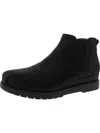 BOBS FROM SKECHERS CRUISE ALTITUDE WOMENS FAUX SUEDE LIFESTYLE CHELSEA BOOTS