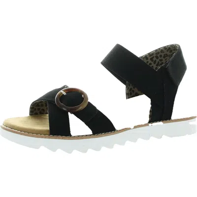 Bobs From Skechers Desert Kiss Hi Womens Ankle Strap Slip On Espadrilles In Black