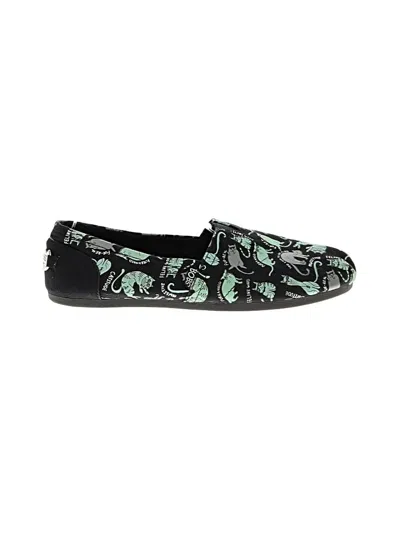Pre-owned Bobs From Skechers Flats In Black