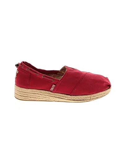 Pre-owned Bobs From Skechers Flats In Red
