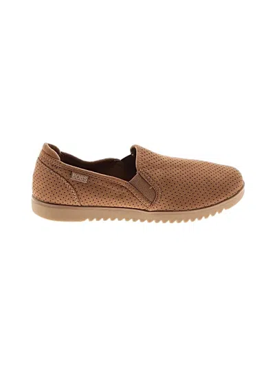 Pre-owned Bobs From Skechers Flats In Tan