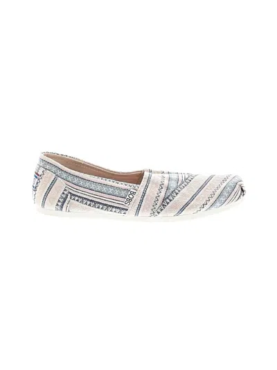 Pre-owned Bobs From Skechers Flats In White
