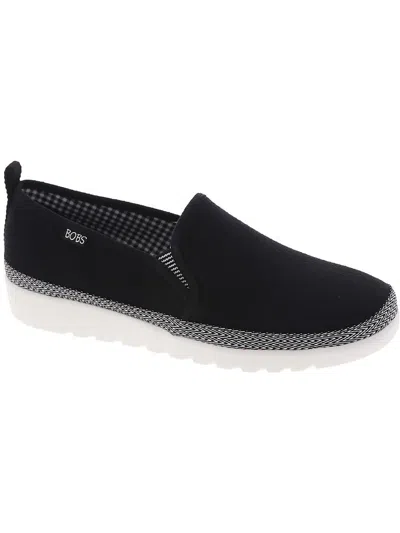 Bobs From Skechers Flexpadrille Womens Comfort Flat Casual And Fashion Sneakers In Black