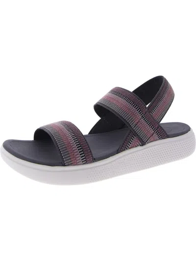 Bobs From Skechers Harmonic Brisk Womens Open Toe Summer Sandal Ankle Strap In Multi