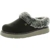 Bobs From Skechers Keepsakes Womens Faux Fur Lining Slide On Casual Shoes In Gold